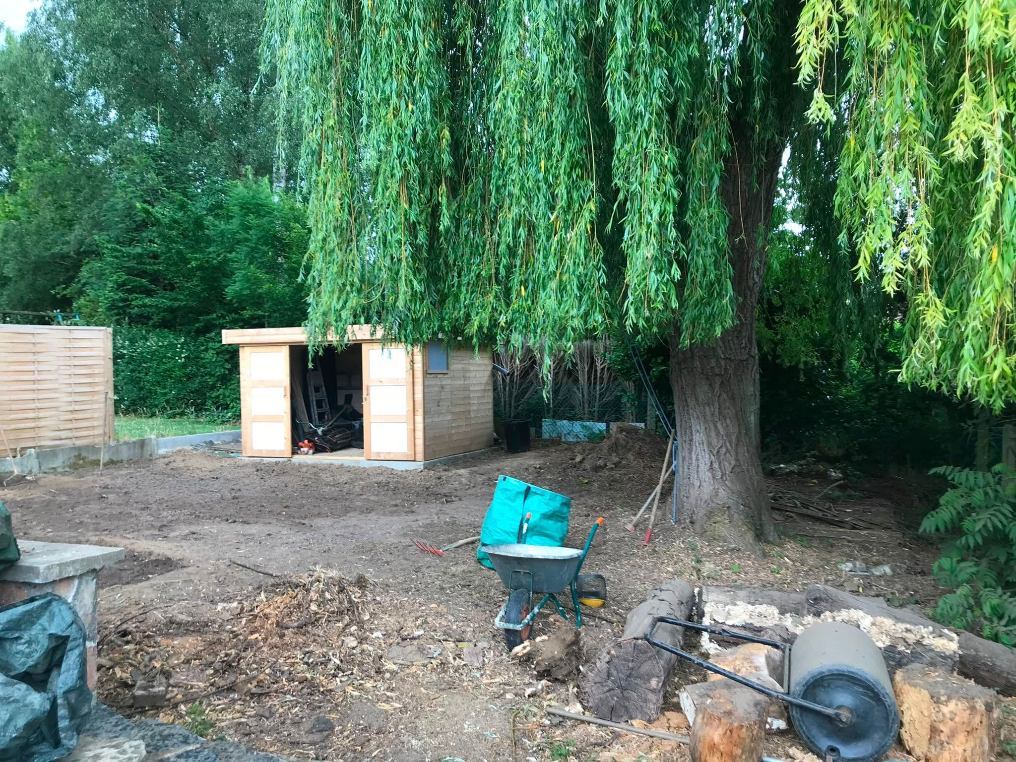 Pelouse posée — création jardin